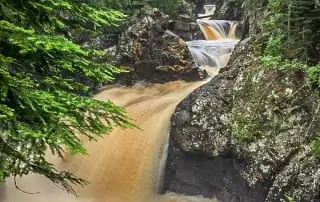Cascade River Falls.