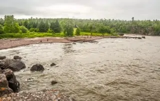 Gooseberry Falls shores.