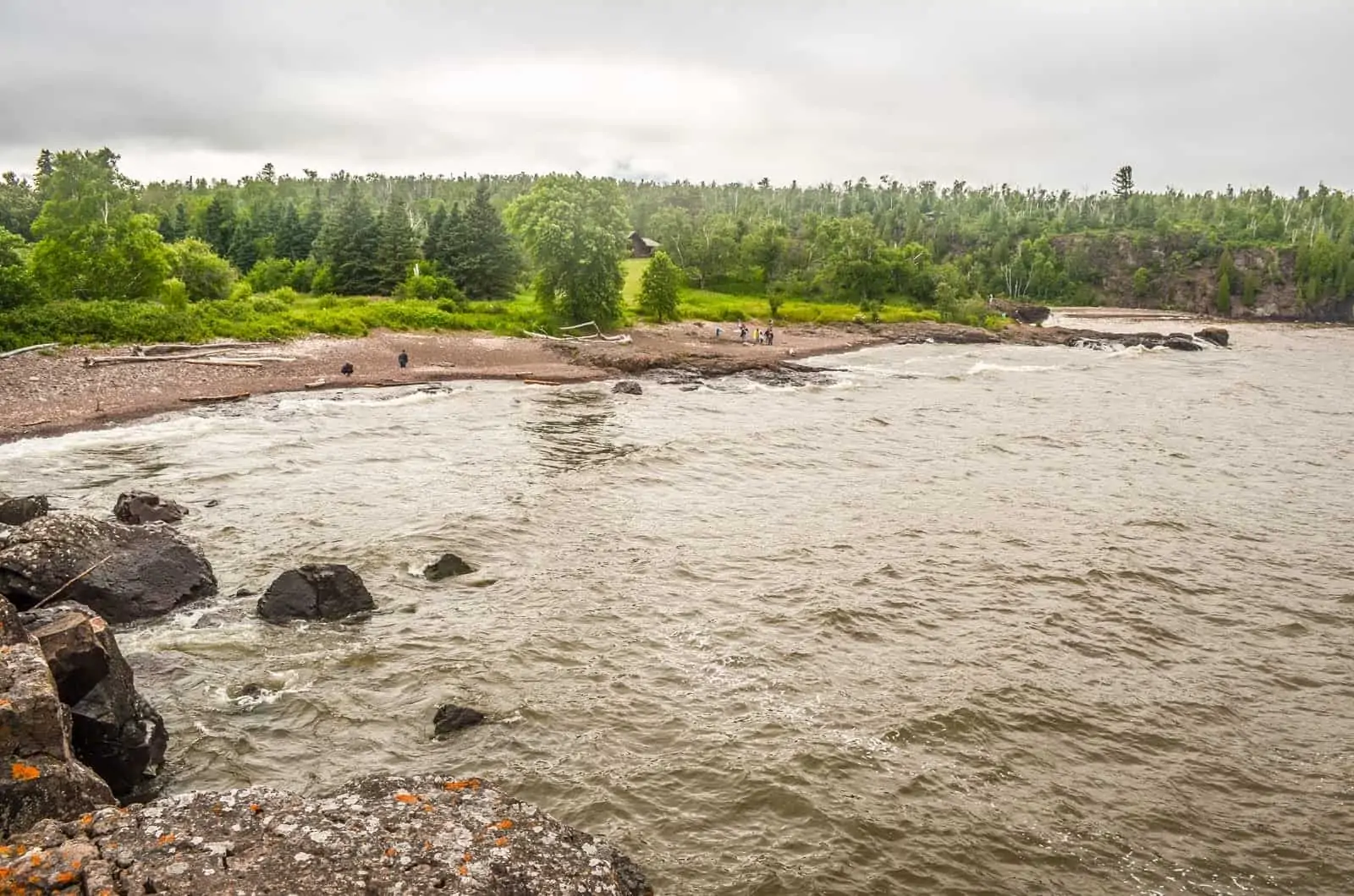 Gooseberry Falls shores.