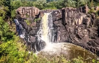 Grand Portage State Park waterfalls.