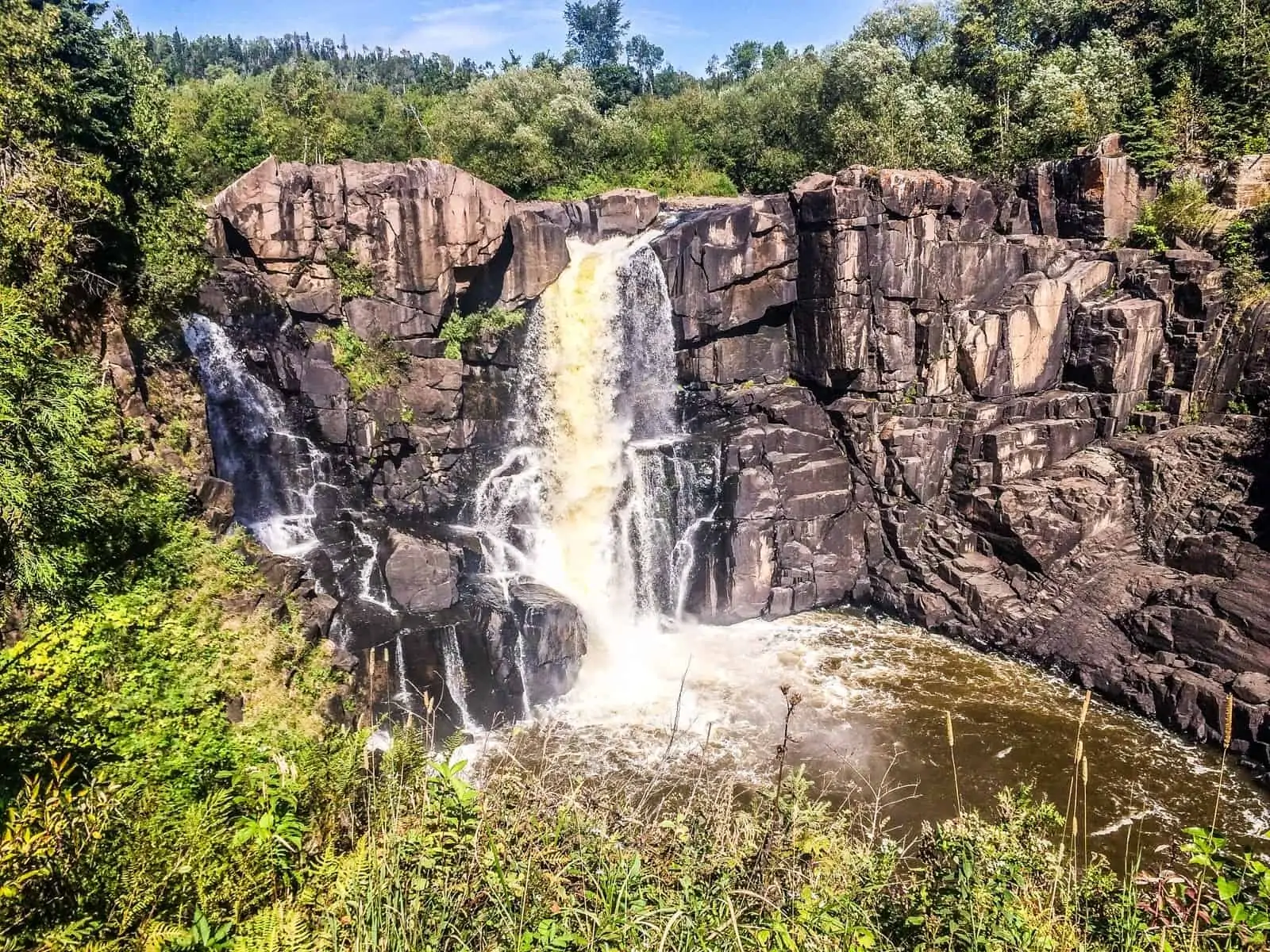 Grand Portage State Park waterfalls.