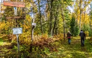 Hikers on Pincushion Trail.