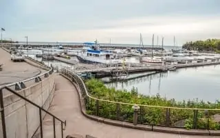 Silver Bay Marina.