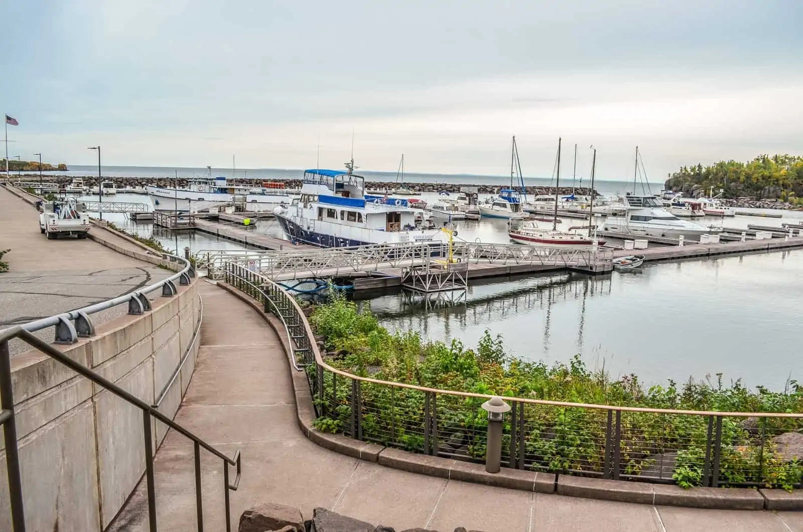Silver Bay Marina.