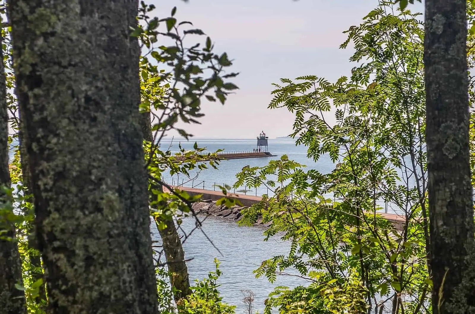 Two Harbors breakwall.