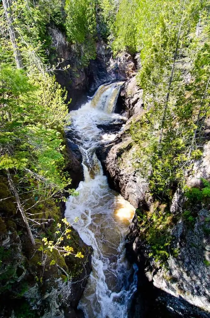 Temperance River Gorge and Falls.