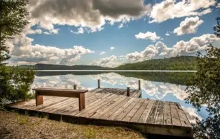 Clearwater Lake dock | Gunflint Trail Vacation Homes