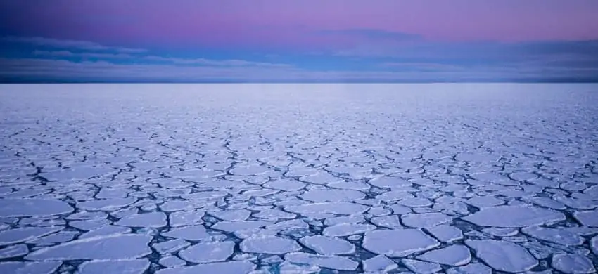 Pancake Ice on Lake Superior.