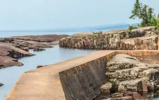Grand Marais Harbor Breakwall | Grand Marais Vacation Homes