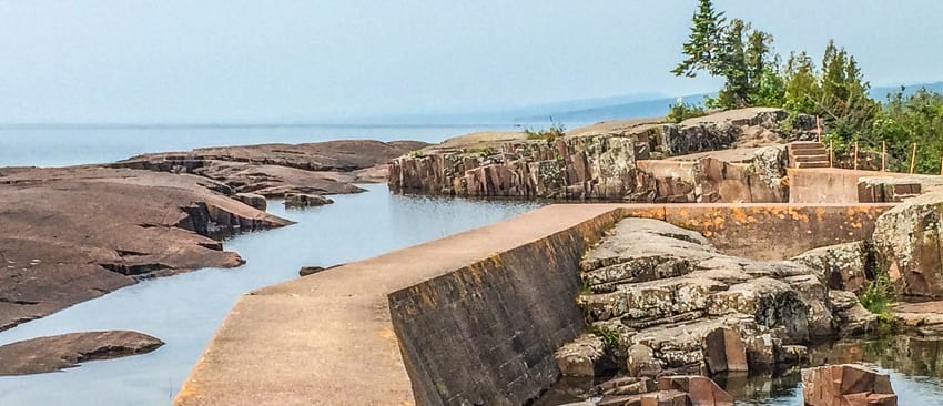 Grand Marais Breakwall