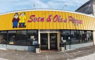 Sven & Oles Pizza exterior.