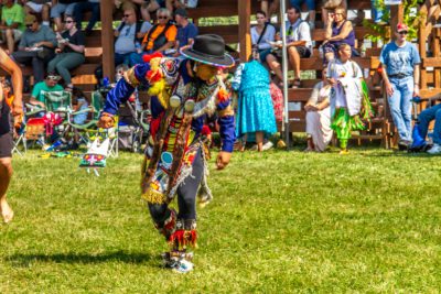 A Man Dances During the Grand Portage Pow Wow