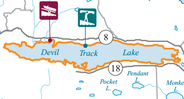 Devil Track Boat Launches