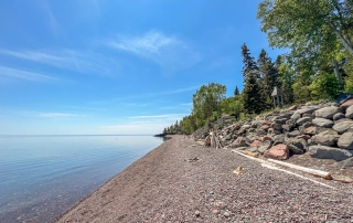 Namaste Cobblestone Shoreline Lake Superior