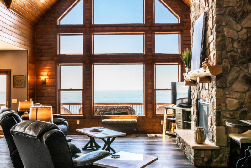 Serenity Shores Living Room | Luxury Vacation Homes