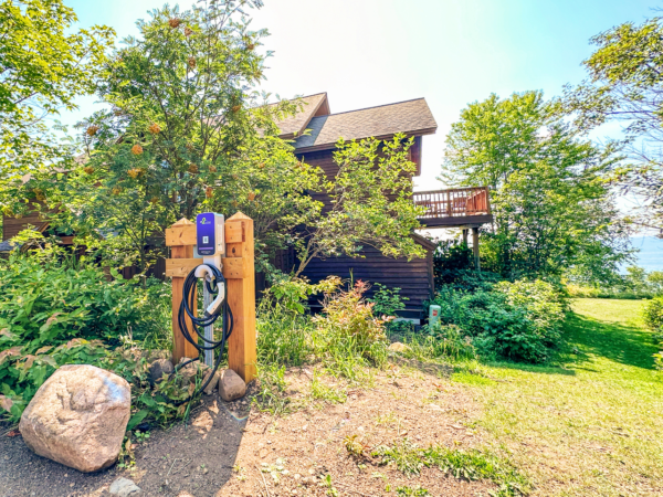 EV Charger at Poplar River Condos | Lutsen, MN