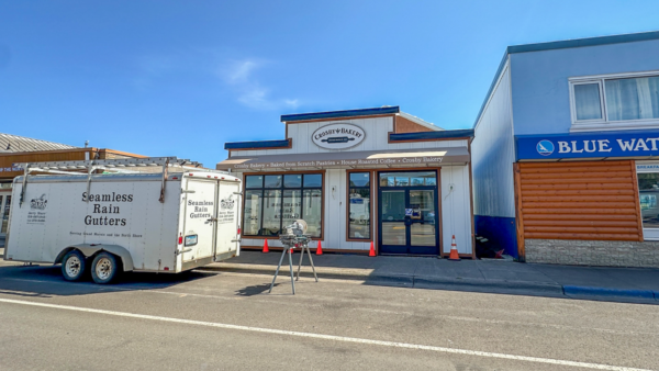 The new Crosby Bakery storefront in downtown Grand Marais.